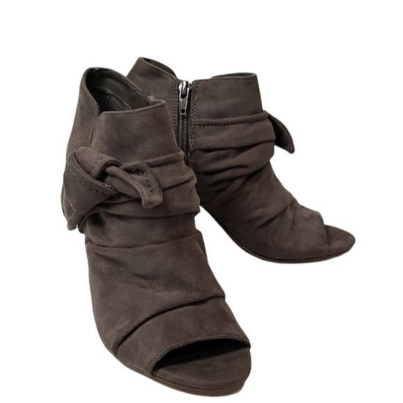 Indigo Rd. Izador Bow Peep Toe Booties Size 6.5 - Picture 2 of 12